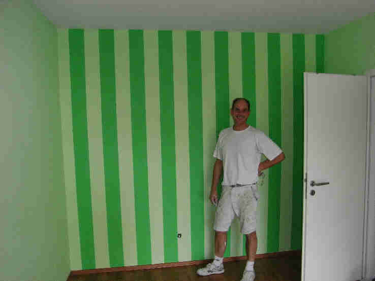 Von KatrinLaubmeyer gstalltete Wand Ausf�hrung malerlaubmeyer Herr Klein
