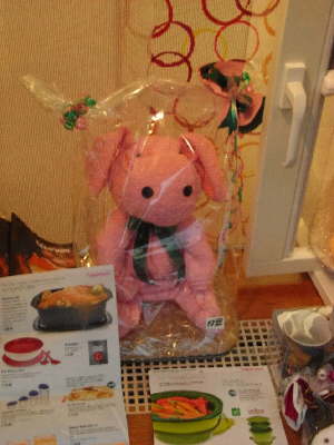 Frottee Design Gluecksschwein
